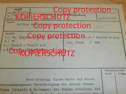 original Dokument - Heeresversuchsanstalt Peenemünde , 1942 , Tankanlage , Raketen , V1 , V2 , Mecklenburg , HVA !!!