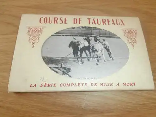 Album voll mit Postkarten / Ansichtskarten aus Course de Taureaux , Stierkampf , Stiere , Arena , AK , Fotoalbum !!!