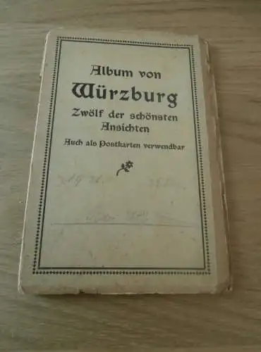 Album voll mit Postkarten / Ansichtskarten aus Würzburg , AK , Fotoalbum !!!
