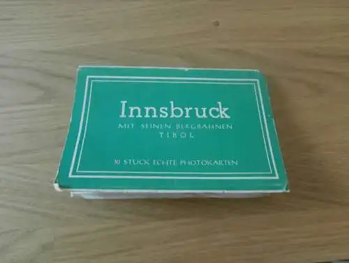 Album voll mit Postkarten / Ansichtskarten aus Innsbruck / Tirol , AK , Fotoalbum !!!
