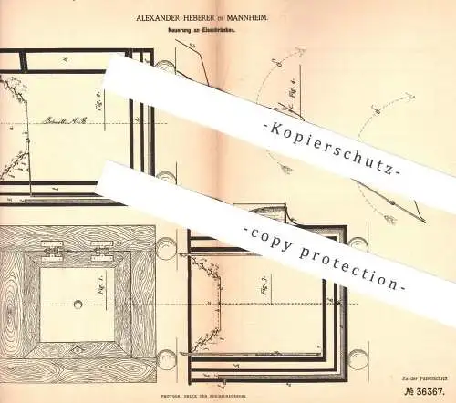 original Patent - Alexander Heberer , Mannheim , 1885 , Eisschrank | Kühlschrank , Eis , Kühlung , Kühlen !!