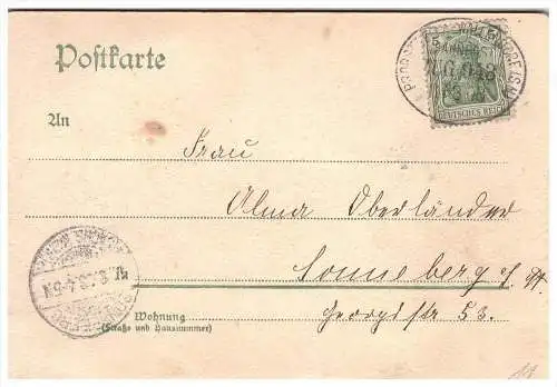 alte AK , Bergen auf Rügen , 1908 ? , Totalansicht , Mecklenburg !!!