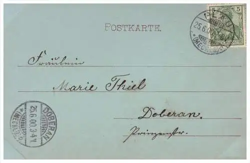 alte AK , Dampfschiffbrücke am Plauer See , Seelust , 1900 , Plau , Mecklenburg !!!