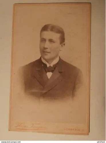 Kabinettfoto - Hans Torgau in Schwerin , Mann , Adel , Mecklenburg , CDV , Photographie , Kabinett