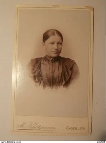 Kabinettfoto - Atelier Schützmann in Gadebusch , CDV , Photographie , Kabinett !!