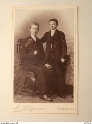 Kabinettfoto - Atelier Schützmann in Gadebusch , CDV , Photographie , Kabinett !!