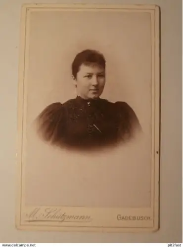 Kabinettfoto - Atelier Schützmann in Gadebusch , Spethmann , Kähler , Adel , CDV , Photographie , Kabinett !!