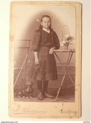 Kabinettfoto - Atelier Schützmann in Gadebusch , Anna Dieckelmann , Adel , CDV , Photographie , Kabinett !!