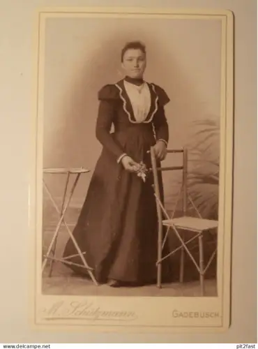 Kabinettfoto - Atelier Schützmann in Gadebusch , Adel , CDV , Photographie , Kabinett !!