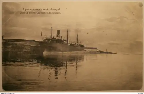 Archangelsk / Архангельск , ca. 1910 , Schiff , Schiffe , Segelschiff , Ansichtskarte , AK , Russland !!