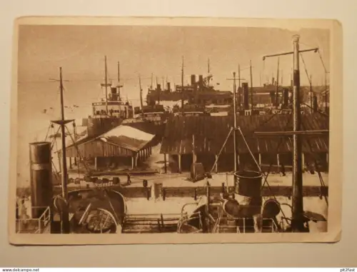 Archangelsk / Архангельск , ca. 1905 , Hafen im Winter , Schiff , Schiffe , Ansichtskarte , AK , Russland !!