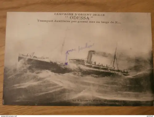Schiff - Odessa / Одесса , 1914-1918 , Ansichtskarte , AK , Russland !!