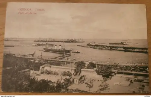 Hafen in Odessa / Одесса , 1911 , Ansichtskarte , AK , Russland !!