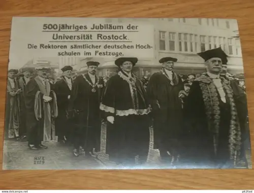 altes Foto - Rostock i. Mecklenburg , 500 jähriges Jubiläum  , 175x125 mm !!
