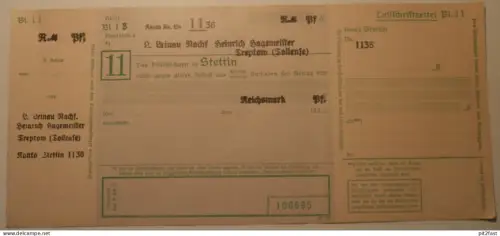 alter Scheck , Stettin / Altentreptow , ca. 1925 , Heinrich Hagemeister ,  Mecklenburg !!