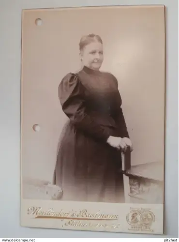 großes Kabinettfoto - Moellendorf & Bachman in Stettin in Pommern , Adel , CDV , Photographie , Kabinett , 165x105 mm !!