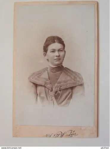 Kabinettfoto - Atelier Adolf Winkler in Görlitz , Adel , CDV , Photographie , Kabinett !!