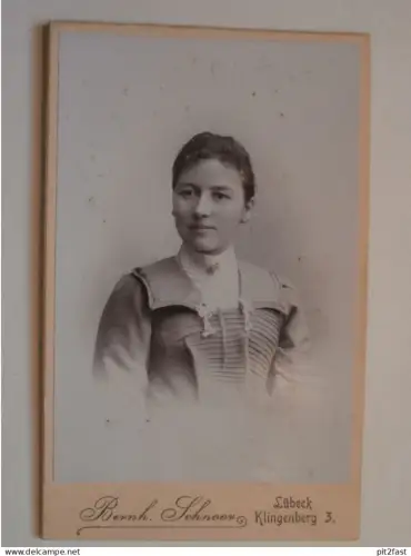 Kabinettfoto - Minna Spethmann , Adel , Bernhard Schnoor , CDV , Photographie , Kabinett !!