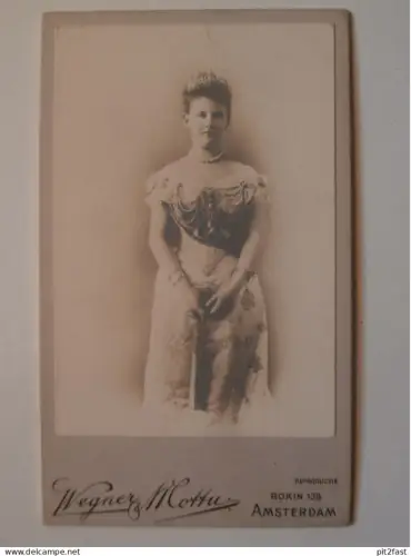 original Kabinettfoto - Adlige , Adel , Amsterdam - Fürstenhaus , Königshaus , CDV , Photographie , Kabinett !!