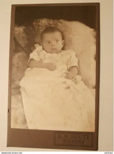 Kabinettfoto - K. Schlote in Weende b. Göttingen , Adel , CDV , Photographie , Kabinett !!