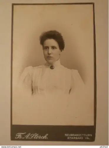 Kabinettfoto - A. Storch in Burg Stargard und Neubrandenburg i. Mecklenburg ,  Adel , CDV , Photographie , Kabinett !!