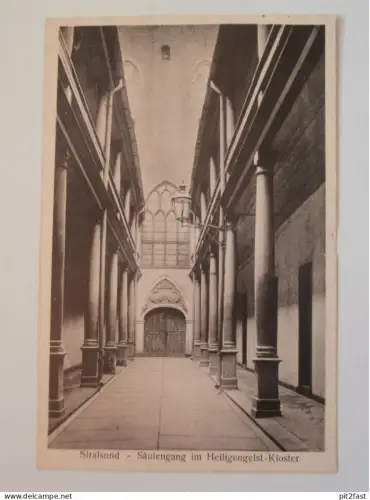 Stralsund i. Mecklenburg , ca. 1920 , Heilgeist-Kloster , Ansichtskarte , AK !!