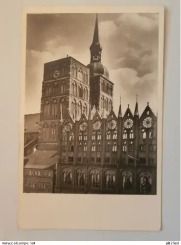 Stralsund i. Mecklenburg , 1938 , Kirche , Ansichtskarte , AK !!