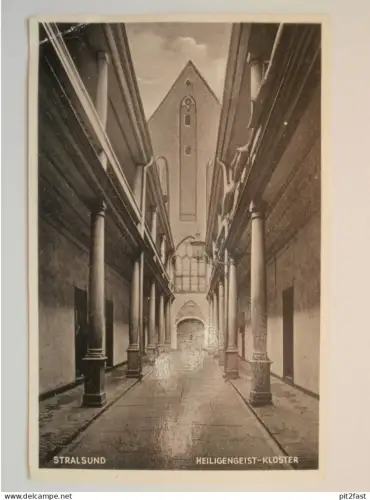 Stralsund i. Mecklenburg , ca. 1920 , Heiligengeist - Kloster , Ansichtskarte , AK !!