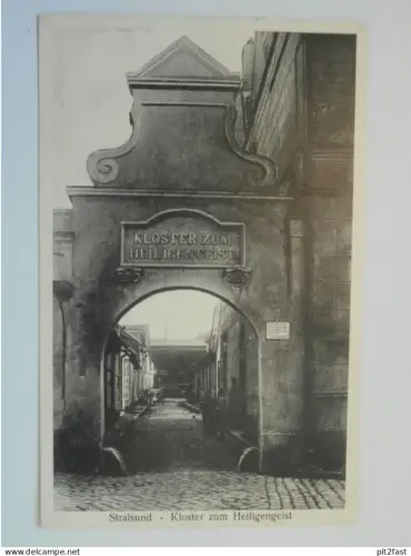 Stralsund i. Mecklenburg , 1931 , Kloster zu Heiligen Geist , Ansichtskarte , AK !!