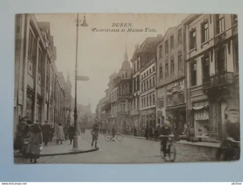 Weierstrasse in Düren b. Köln , ca. 1910 , Ansichtskarte , AK !!