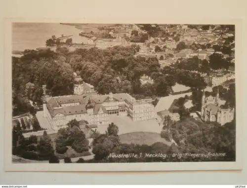 Neustrelitz i. Mecklenburg , ca. 1940 , Fliegeraufnahme , Ansichtskarte , AK !!