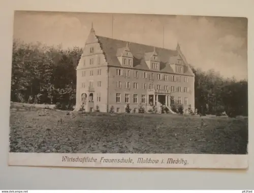 Wirtschaftliche Frauenschule , ca. 1910 , Malchow i. Mecklenburg , Ansichtskarte , AK !!