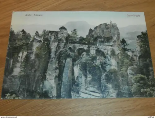 Bastei-Brücke , Wehlen , ca. 1910 , Ansichtskarte , AK !!