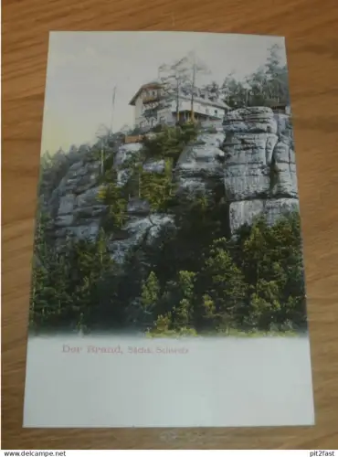 Brand Hotel , Polenztal , Wehlen , ca. 1910 , Ansichtskarte , AK !!