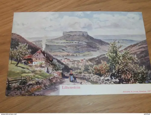 Lilienstein b. Gohrisch , ca. 1905 , Ansichtskarte , AK !!