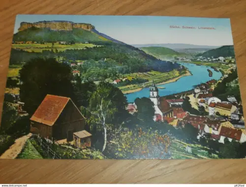 Berghotel Lilienstein , 1926 , Stempel  Ansichtskarte , AK !!