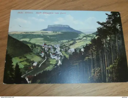 Stadt Königstein / Gohrisch , 1912 , Ansichtskarte , AK !!