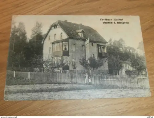 Landhaus Waldeck in Gohrisch , ca. 1910 , Königstein , Ansichtskarte , AK !!