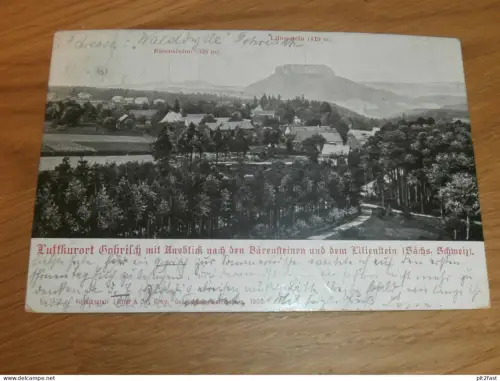 Luftkurort Gohrisch , 1905 , Panorama , Ansichtskarte , AK !!