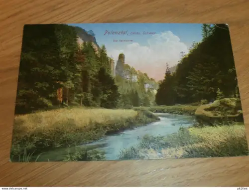 Polenztal , Rathen , 1924 , Ansichtskarte , AK !!