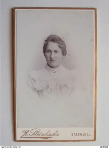 Kabinettfoto - R. Steinbacher / F. Frohse in Salzwedel und Lüchow , Adel , CDV , Photographie , Kabinett !!