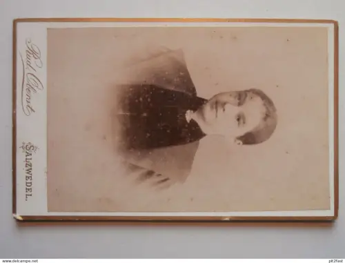 Kabinettfoto - Rudolph Oberst in Salzwedel , Adel , CDV , Photographie , Kabinett !!