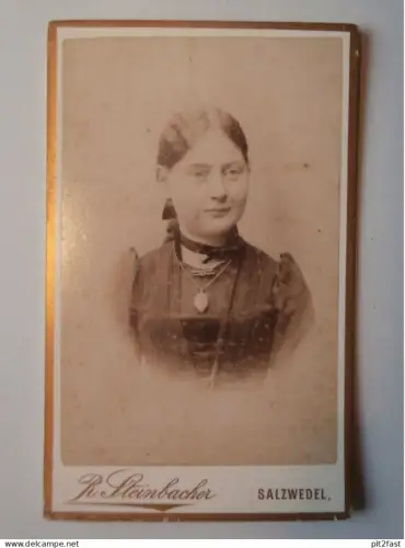 Kabinettfoto - R. Steinbacher / F. Frohse in Salzwedel und Lüchow , Adel , CDV , Photographie , Kabinett !!