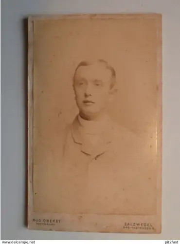 Kabinettfoto - Rudolph Oberst in Salzwedel , Adel , CDV , Photographie , Kabinett !!