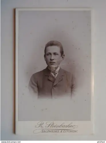 Kabinettfoto - R. Steinbacher / F. Frohse in Salzwedel und Lüchow , Adel , CDV , Photographie , Kabinett !!