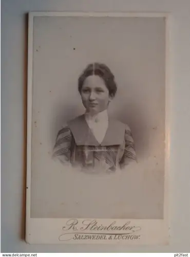 Kabinettfoto - R. Steinbacher / F. Frohse in Salzwedel und Lüchow , Adel , CDV , Photographie , Kabinett !!