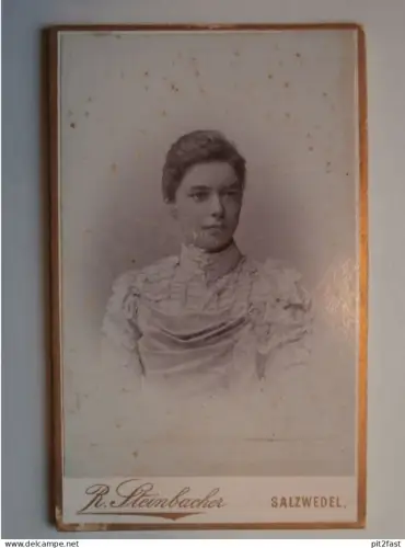 Kabinettfoto - R. Steinbacher / F. Frohse in Salzwedel und Lüchow , Adel , CDV , Photographie , Kabinett !!