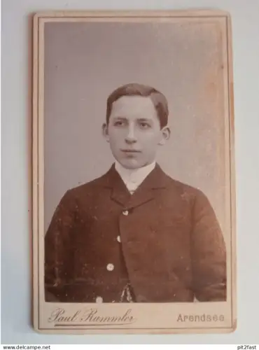 Kabinettfoto - Paul Rummler in Arendsee i. A. b. Salzwedel ,  Adel , CDV , Photographie , Kabinett !!