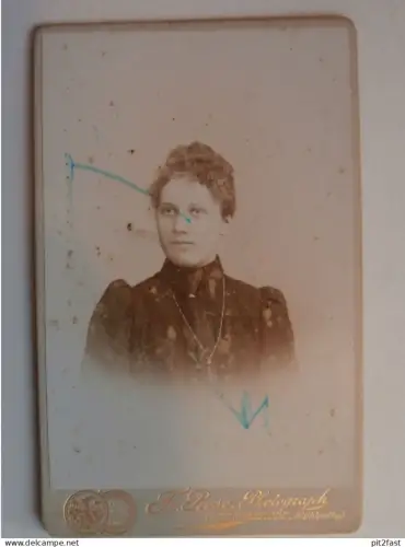 Kabinettfoto - Fr. Rose in Wernigerode , E. Schaper ,  Adel , CDV , Photographie , Kabinett !!