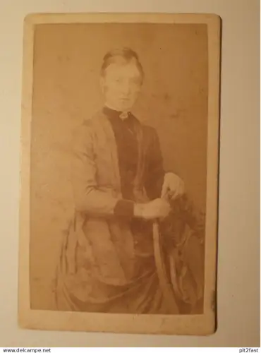 Kabinettfoto - W. Kröncke in Grevesmühlen , CDV , Mecklenburg , Photographie , Kabinett !!